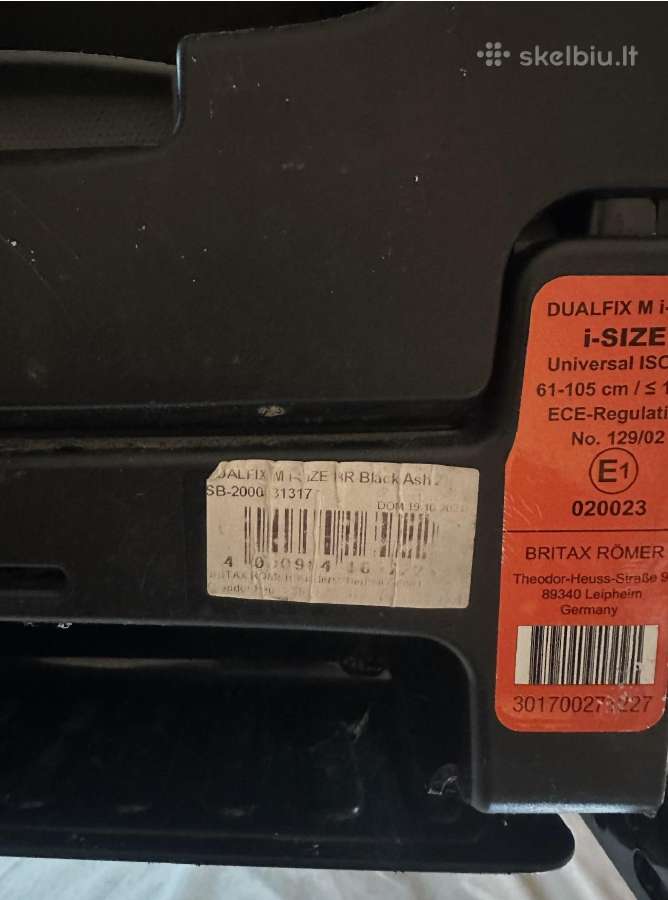 Labai gera Britax automobilinė kėdutė - nuotraukos Nr. 4