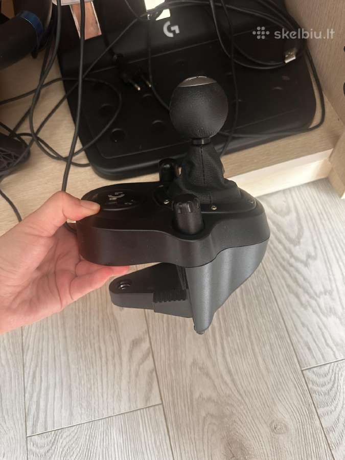 Logitech G923 Trueforce + pavarų svirtis - nuotraukos Nr. 3