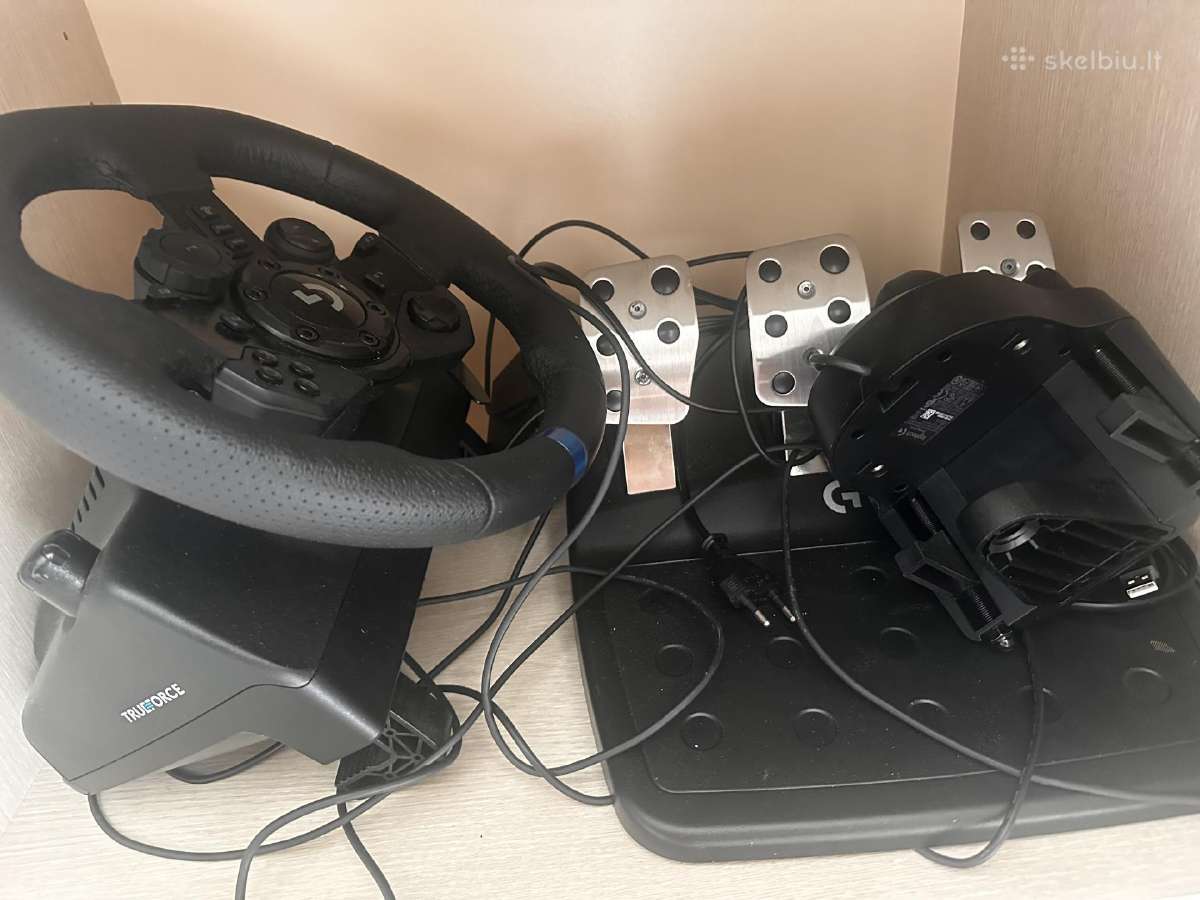 Logitech G923 Trueforce + pavarų svirtis - nuotraukos Nr. 4