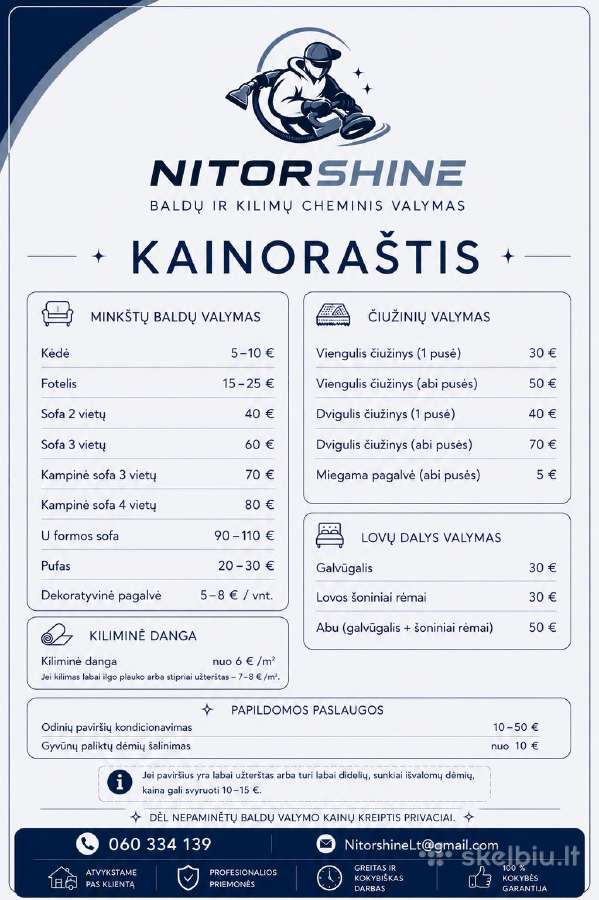 Nuolaidos Automobilio bei namų priežiūra. - nuotraukos Nr. 35