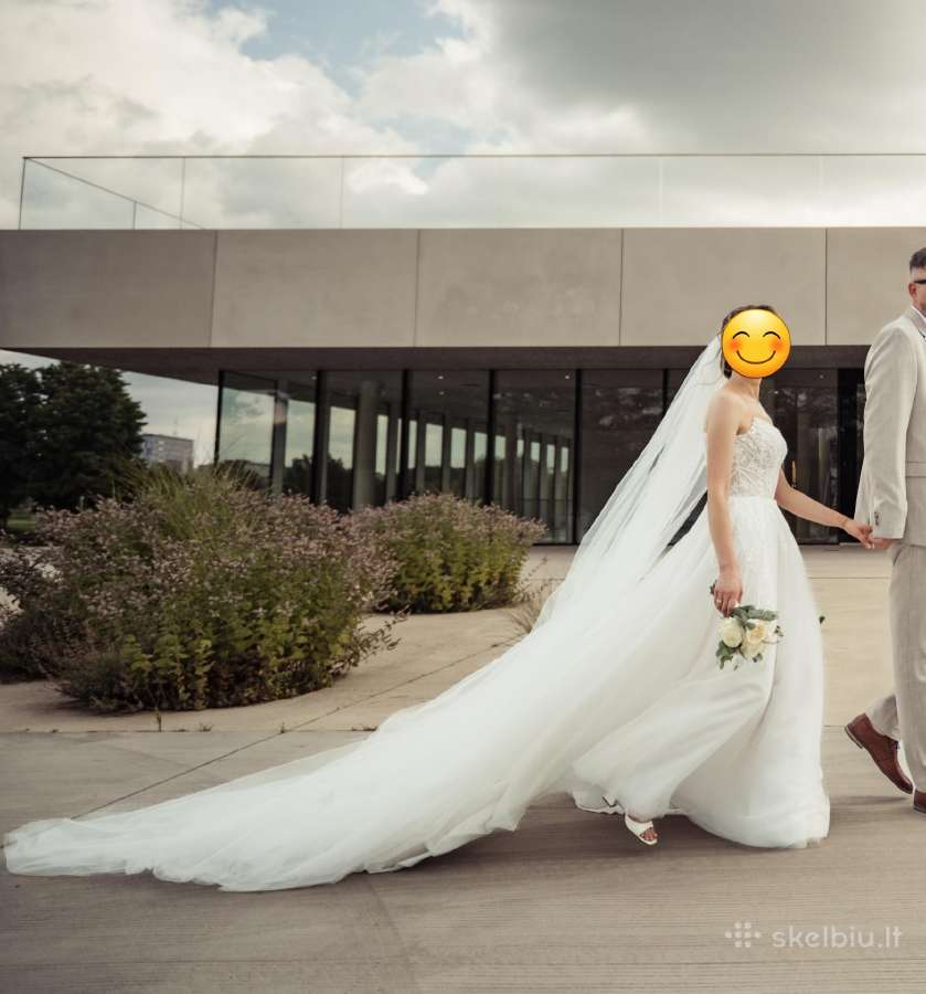 Anna Sposa vestuvinė suknelė + nuimamos rankovės