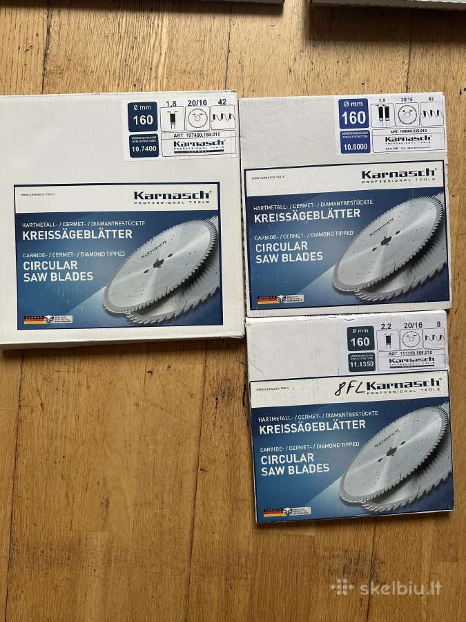Įvairių pjūklu diskai :makita,festool, Milwauke - nuotraukos Nr. 2