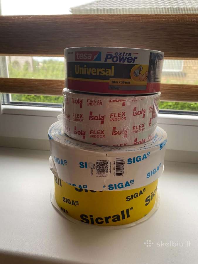 Siga sicrall juostos, varztai ir mastika