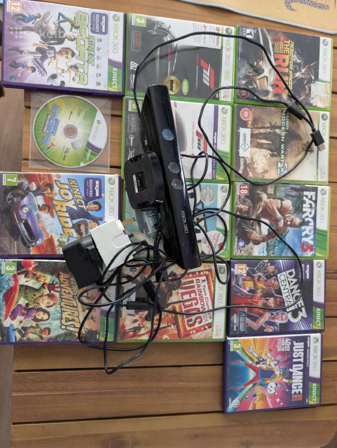 Xbox 360 kinect ir zaidimai - nuotraukos Nr. 2