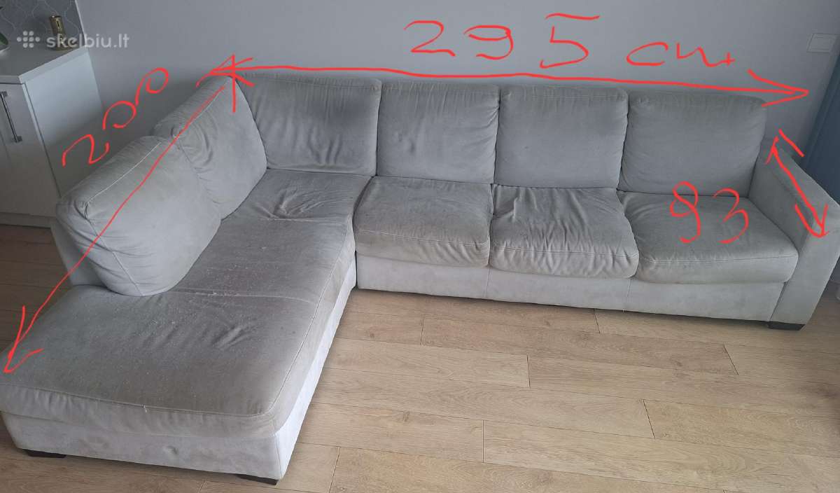 Dovanoju kampinę sofą