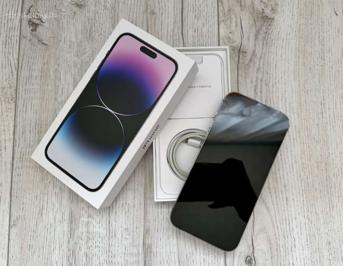 iPhone 14 Pro Max, Deep Purple, 128 GB Tik su esim