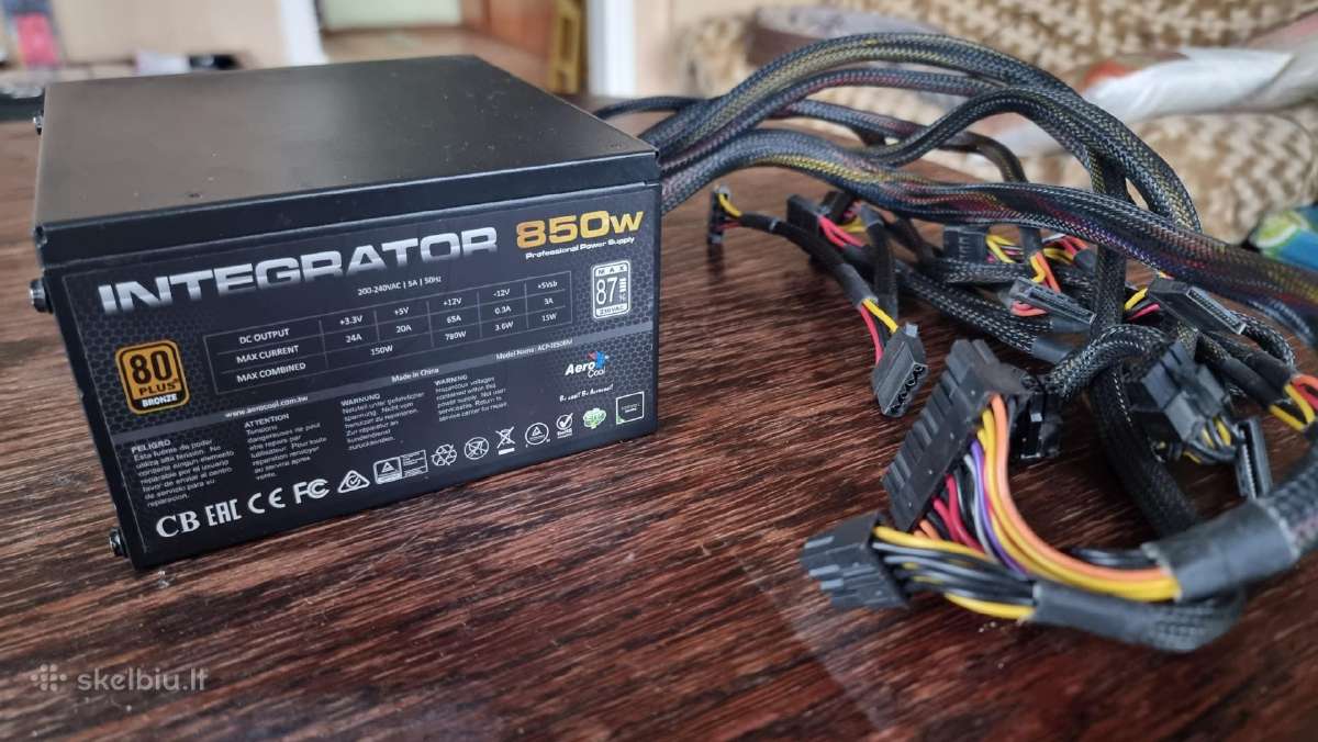 Aero Cool Integrator 850w 80 Bronze Plus Psu