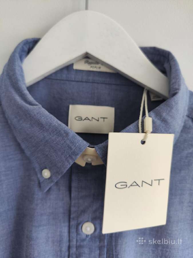 Gant Poplin Vyriški Marškiniai - nuotraukos Nr. 2