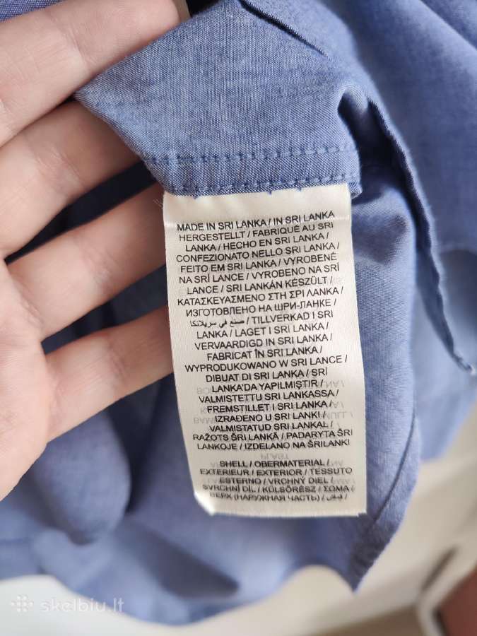 Gant Poplin Vyriški Marškiniai - nuotraukos Nr. 4