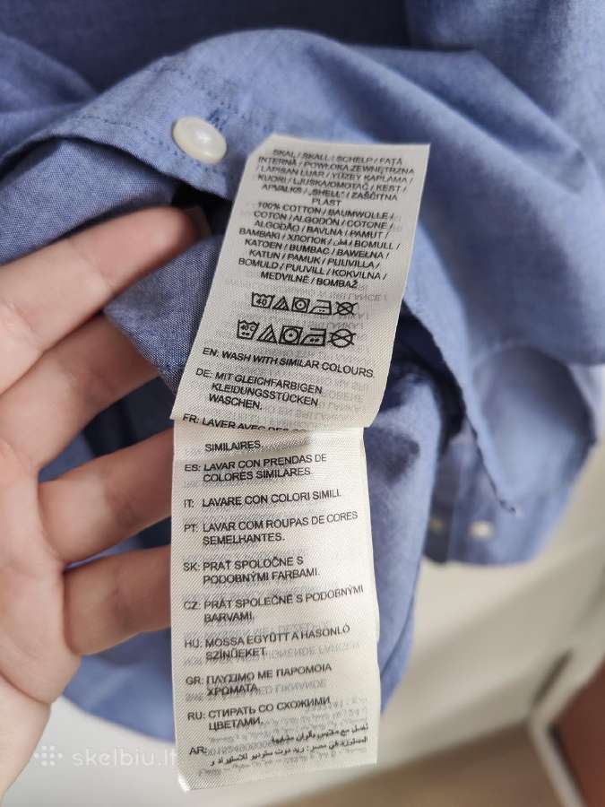 Gant Poplin Vyriški Marškiniai - nuotraukos Nr. 5