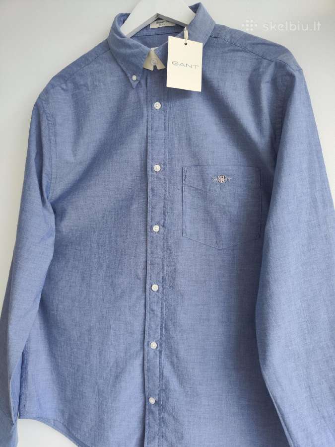 Gant Poplin Vyriški Marškiniai - nuotraukos Nr. 9