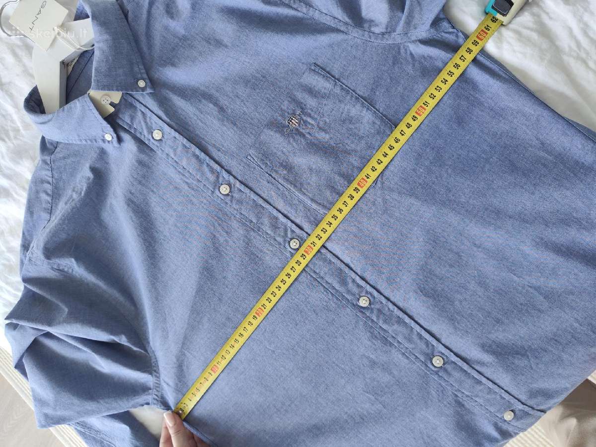 Gant Poplin Vyriški Marškiniai - nuotraukos Nr. 14