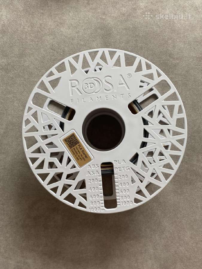 Rosa 3D plastikas