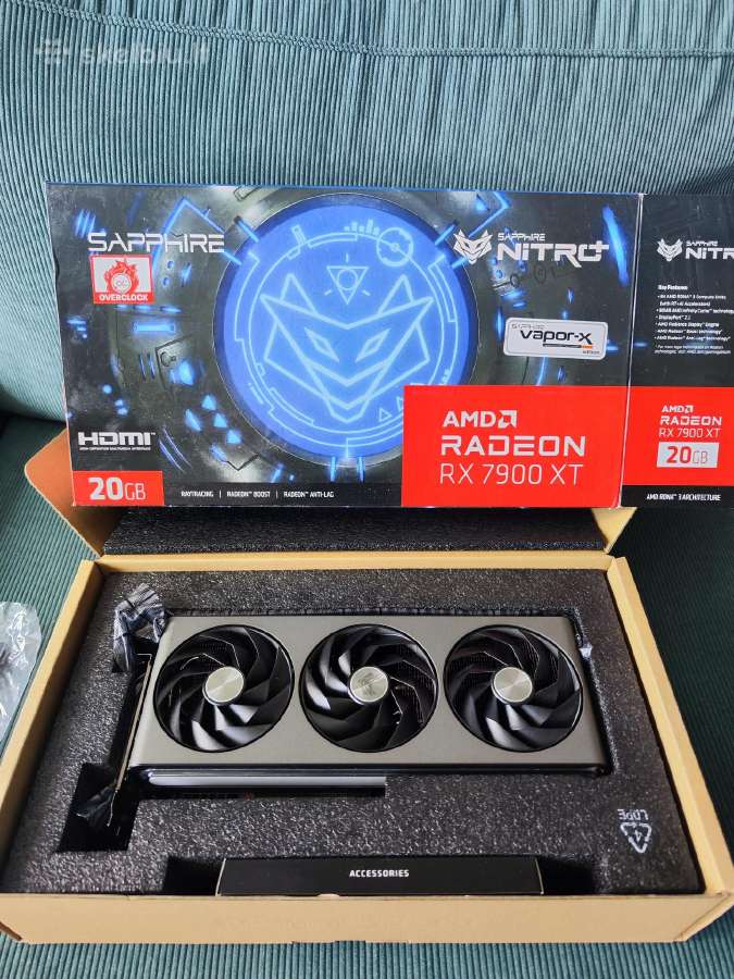 Sapphire Radeon Rx 7900 XT Nitro+ Vapor-x 20gb Gdd