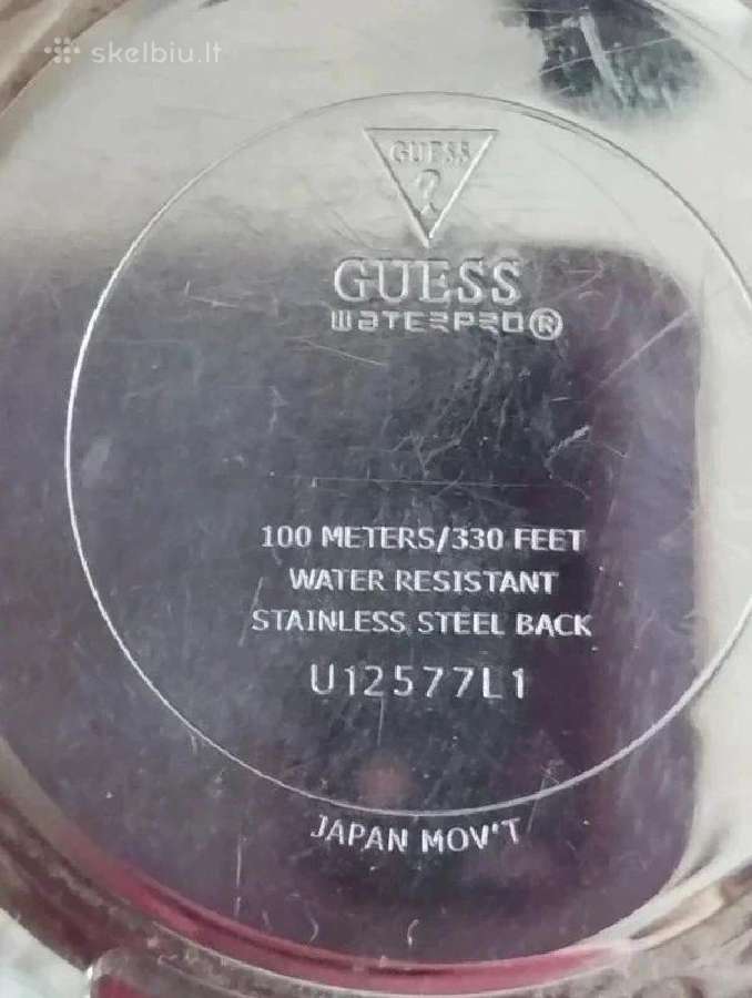 Guess mot laikrodukai, originalus, kaina uz 1vnt - nuotraukos Nr. 10