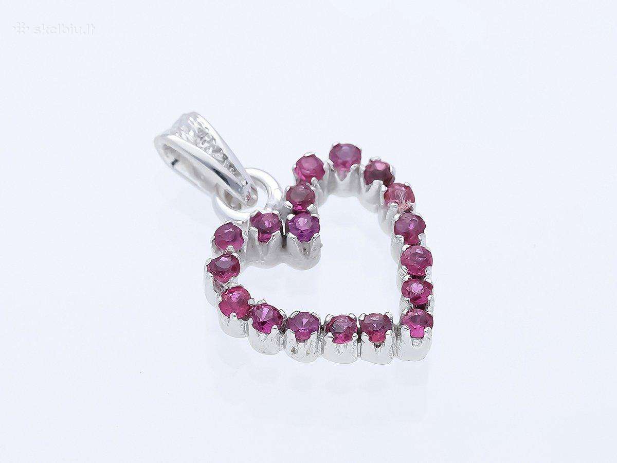Aukso pakabukas su rubinais - nuotraukos Nr. 3