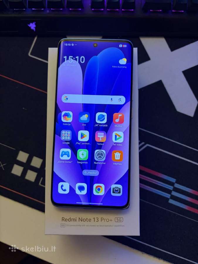 Xiaomi Redmi Note 13 Pro Plus 5G 512gb Juodas