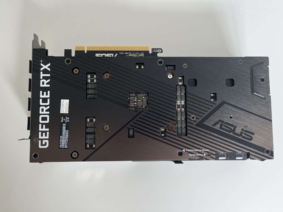 Asus Rtx 3070 Dual Oc vaizdo plokštė - nuotraukos Nr. 3