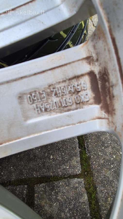 Originalūs VW diskai R16 su vasarinėm padangom - nuotraukos Nr. 14