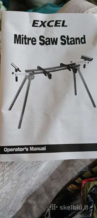 Excel skersinio pjūklo stovas (Mitre Saw Stand)