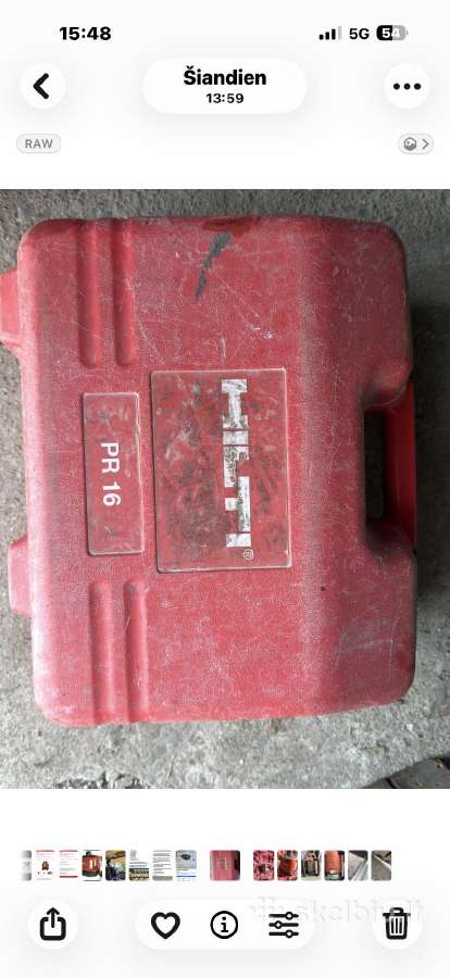 Hilti pr 16 - nuotraukos Nr. 3
