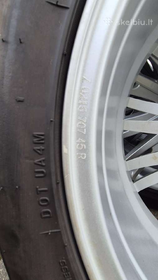 Ford ( Toyota ) ratai R17 su žieminėm padangom - nuotraukos Nr. 13