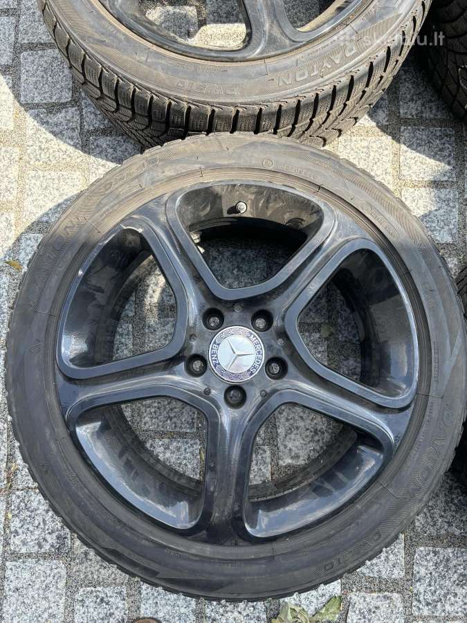 Naudoti Mercedes ratlankiai su zieminem padangom - nuotraukos Nr. 2