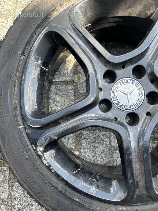 Naudoti Mercedes ratlankiai su zieminem padangom - nuotraukos Nr. 3