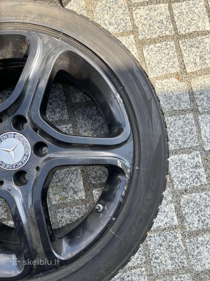 Naudoti Mercedes ratlankiai su zieminem padangom - nuotraukos Nr. 4