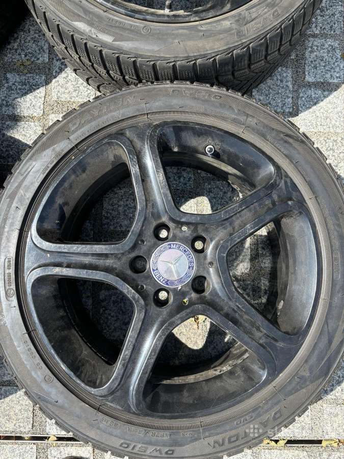 Naudoti Mercedes ratlankiai su zieminem padangom - nuotraukos Nr. 6