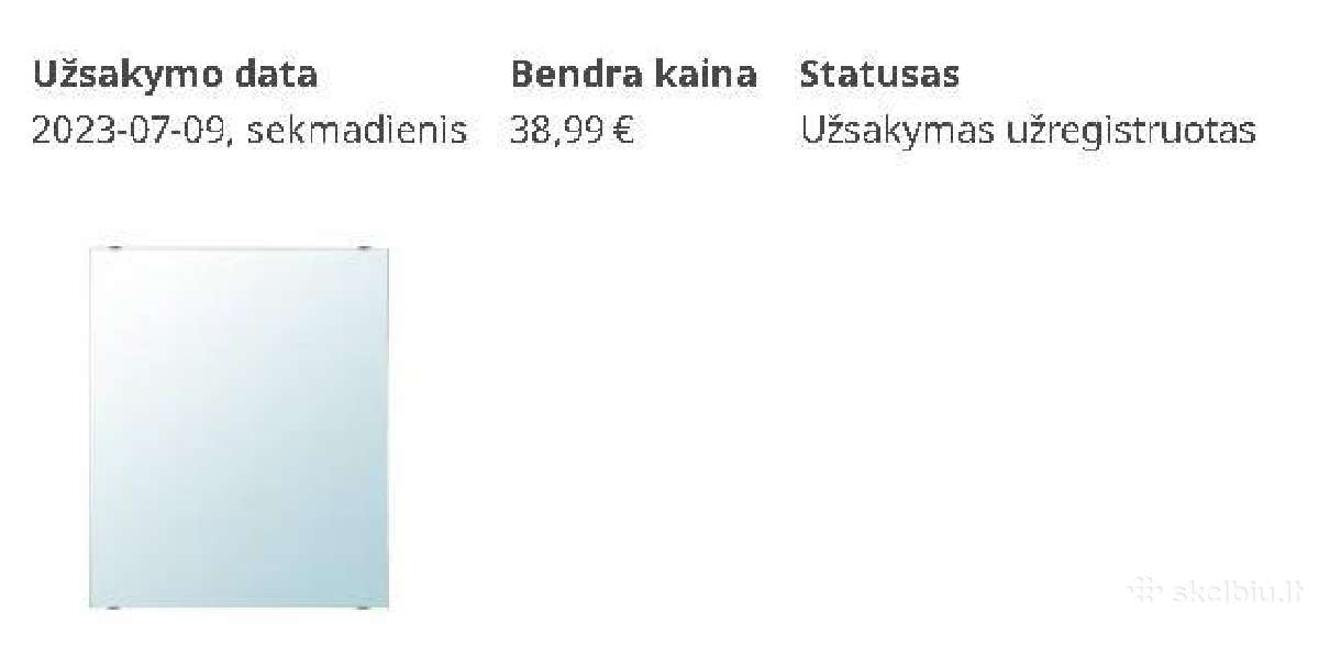 Naujas Ikea veidrodis (80*96 cm)