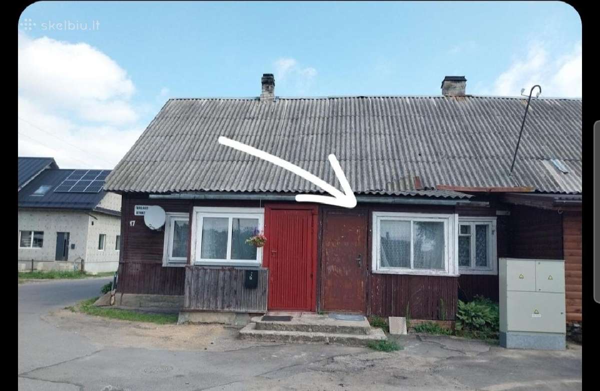 Parduodamas namas (namo dalis) Eišiškių mieste