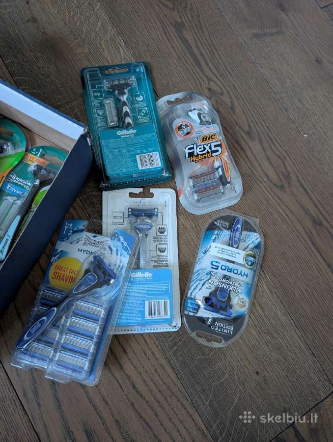 Gillette, Wilkinson Sword, Bic skutimosi skustuvai - nuotraukos Nr. 2