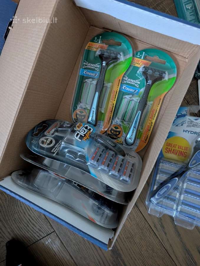 Gillette, Wilkinson Sword, Bic skutimosi skustuvai - nuotraukos Nr. 3