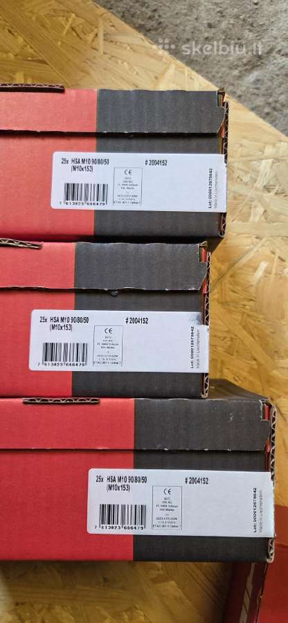 Hilti Hsa M10x153 ankeriai - nuotraukos Nr. 4