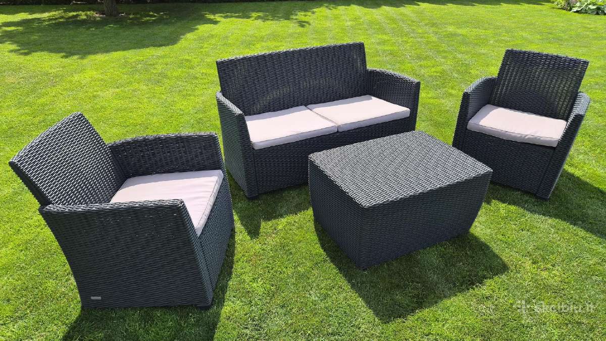 Lauko baldų komplektas, 4 vietų, "Allibert" Corona