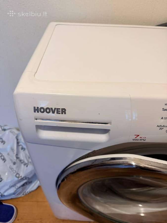 Hoover Vision Dynamic 7 kg skalbimo mašina, puiki - nuotraukos Nr. 3