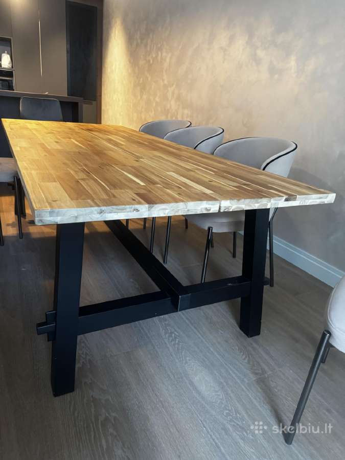 Ikea Skogsta valgomojo stalas 235100 cm - nuotraukos Nr. 4