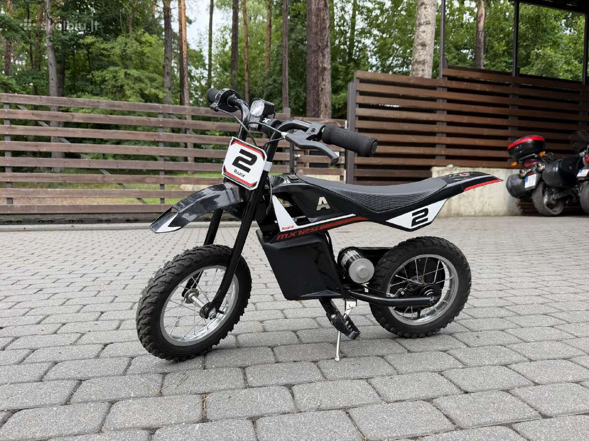 Elektrinis dviratukas motociklas Razor mx125