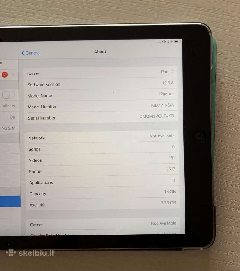 iPad Air 1 (16 GB).