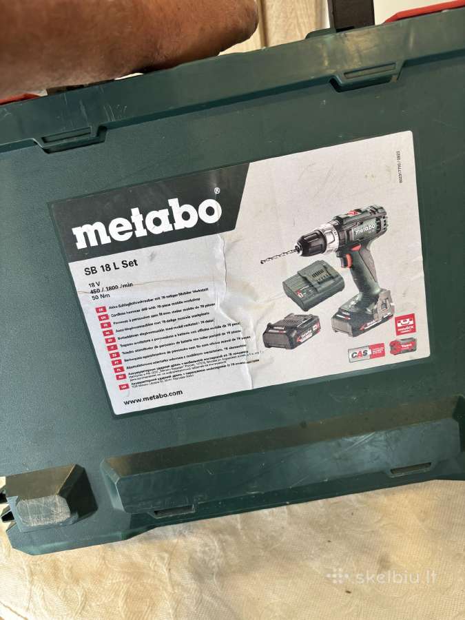 Metabo įrankių rinkinys suktukas - nuotraukos Nr. 4