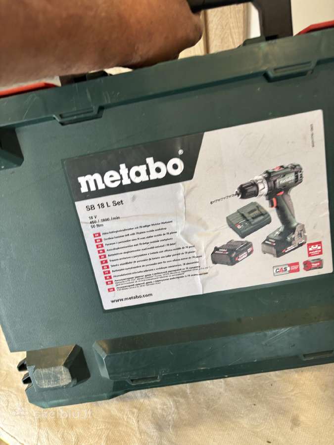 Metabo įrankių rinkinys suktukas - nuotraukos Nr. 5