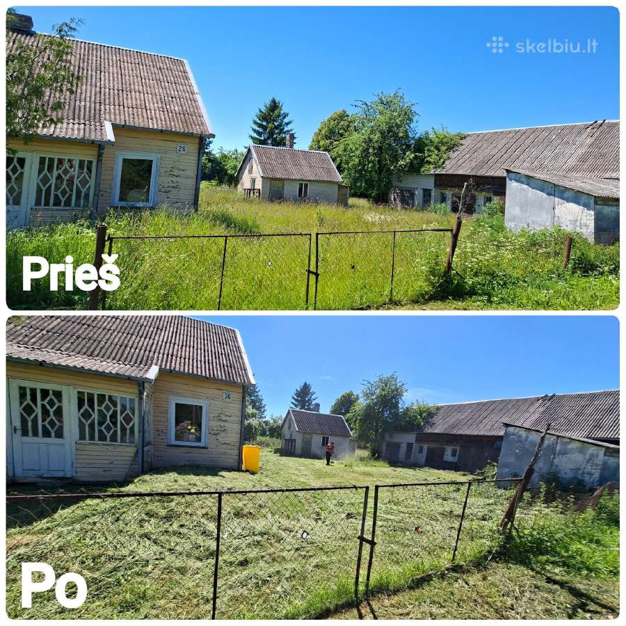 Mini Krautuvas Žolės Pjovimas Aplinkos Tvarkymas - nuotraukos Nr. 16