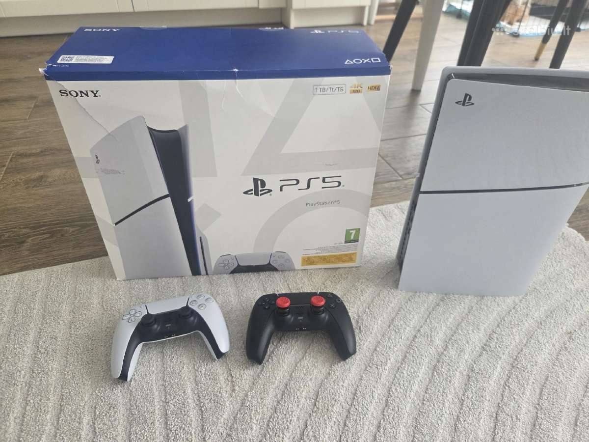 Ps5 1tb naudotas mazai.