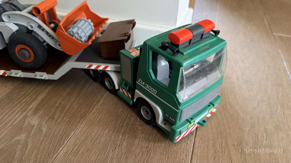 Playmobil Big Truck sunkvežimis su ekskavatoriumi