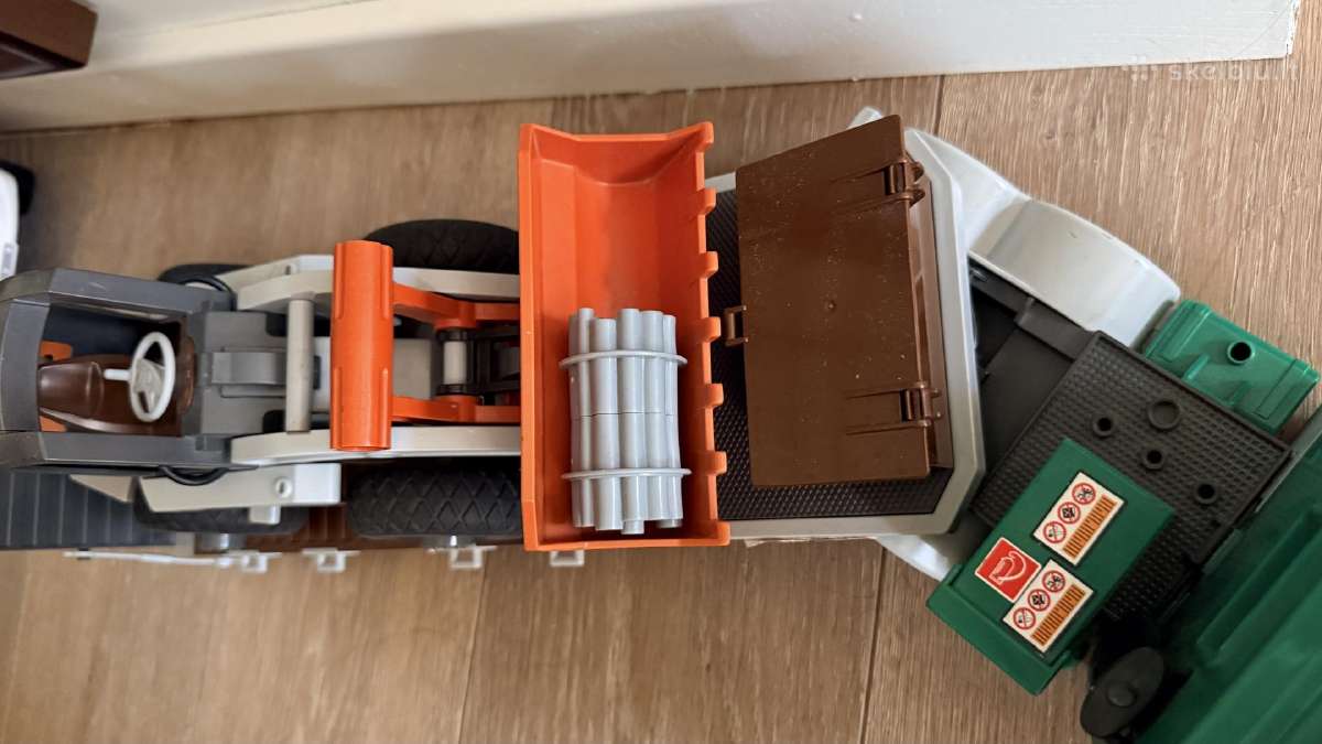 Playmobil Big Truck sunkvežimis su ekskavatoriumi - nuotraukos Nr. 4