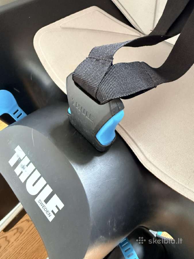 Thule Ridealong dviračio kėdutė vaikui, tamsiai pi