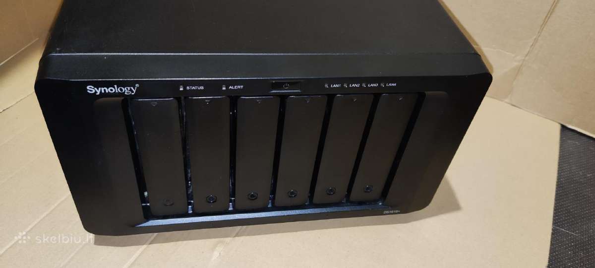 Synology Ds161+ 6 diskų, 16gb RAM, Quad Intel Cpu