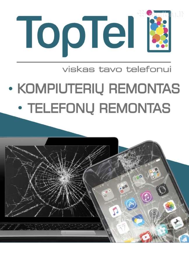 Mobiliųjų telefonų, kompiuterių remontas