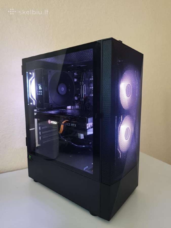 Galingas žaidimų kompiuteris Rtx 3060 Ti R5 16gb r